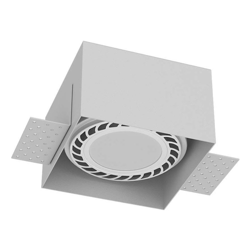 Brosline - Indbygningsarmatur 1xGU10/18W/230V hvid