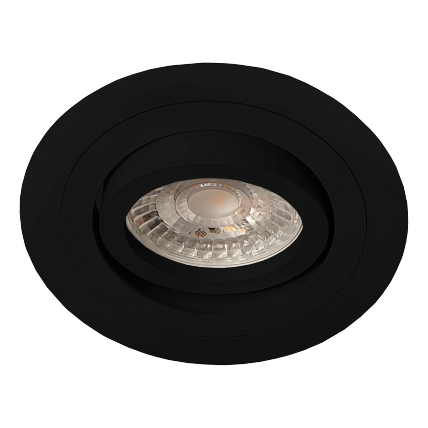 Brosline - Indbygningsspot 1xGU10/10W/230V sort