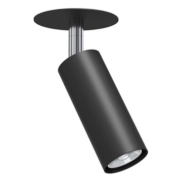 Brosline - Indbygningsspot til loft 1xGU10/4W/230V, sort