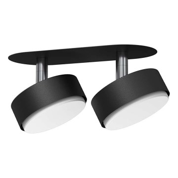 Brosline - Indbygningsspot til nedhængte lofter 2xGX53/9W/230V sort