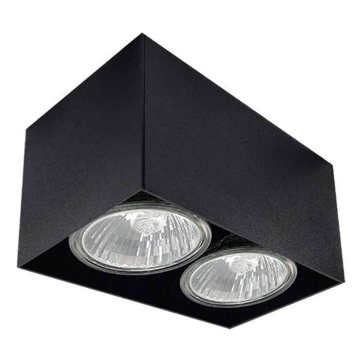 Brosline - Loftspot 2xGU10/10W/230V sort