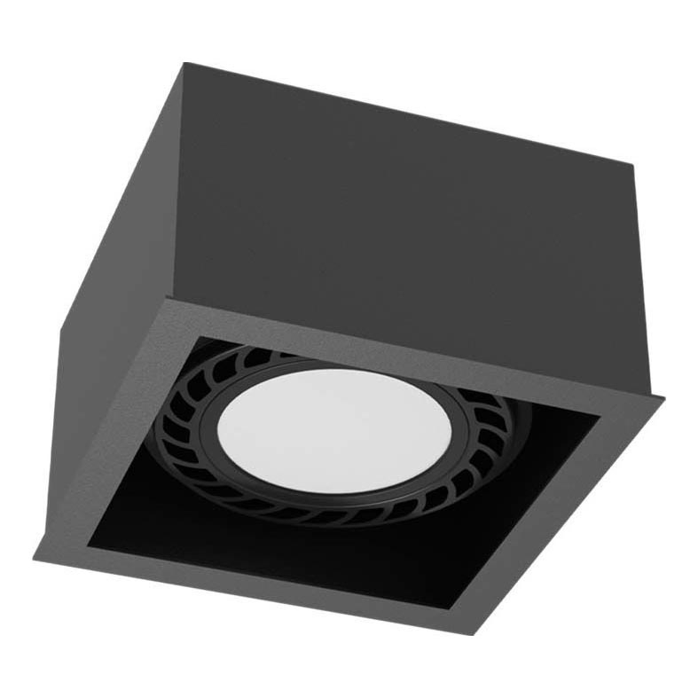 Brosline - Spotlampe 1xGU10/18W/230V sort