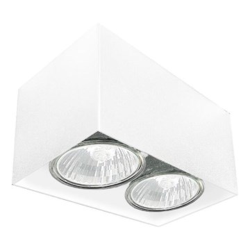 Brosline - Spotlampe 2xGU10/10W/230V hvid
