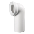 Bruckner - 90° toilettilslutningsbøjning 11 cm hvid