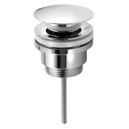Bruckner - Vaskafløb uden overløb CLICK-CLACK diameter 6,4 cm skinnende krom