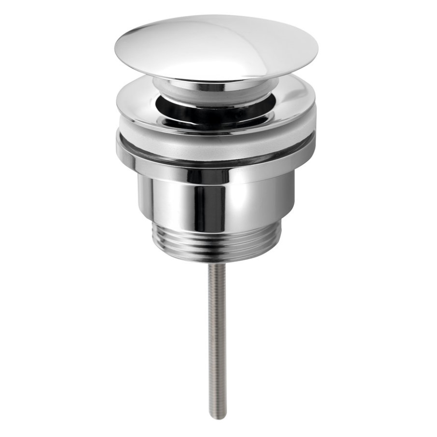 Bruckner - Vaskafløb uden overløb CLICK-CLACK diameter 6,4 cm skinnende krom