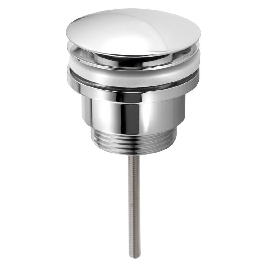 Bruckner - Vaskafløb uden overløb CLICK-CLACK diameter 6,4 cm skinnende krom