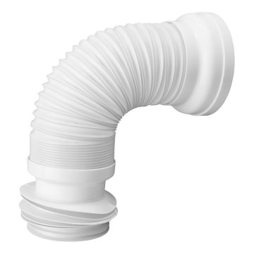 Bruckner - Fleksibel toilet gryde stik 27,5-55 cm hvid