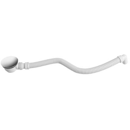 Bruckner - Fleksibelt tilslutningsrør albue 80 cm hvid