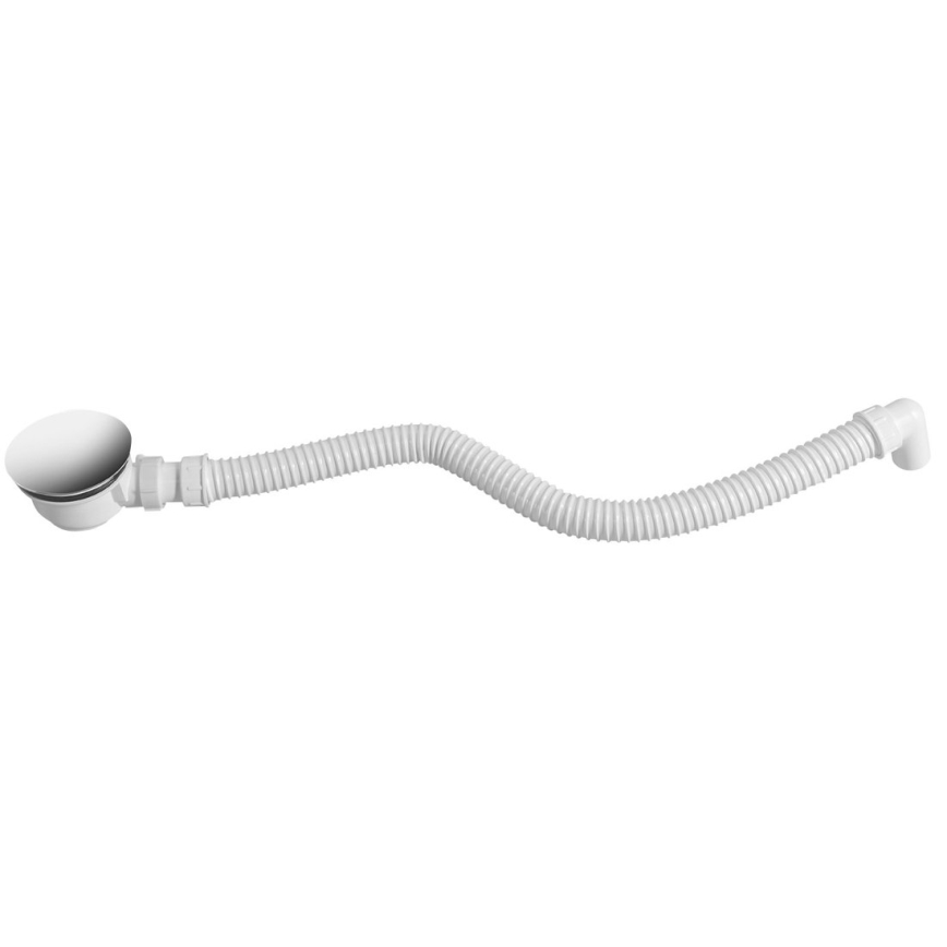 Bruckner - Fleksibelt tilslutningsrør albue 80 cm hvid