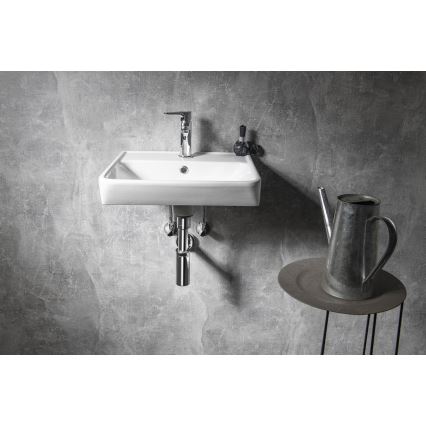 Bruckner - Indbygget vask NEON 45x41,5 cm keramik/hvid