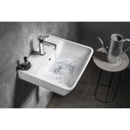 Bruckner - Indbygget vask NEON 45x41,5 cm keramik/hvid