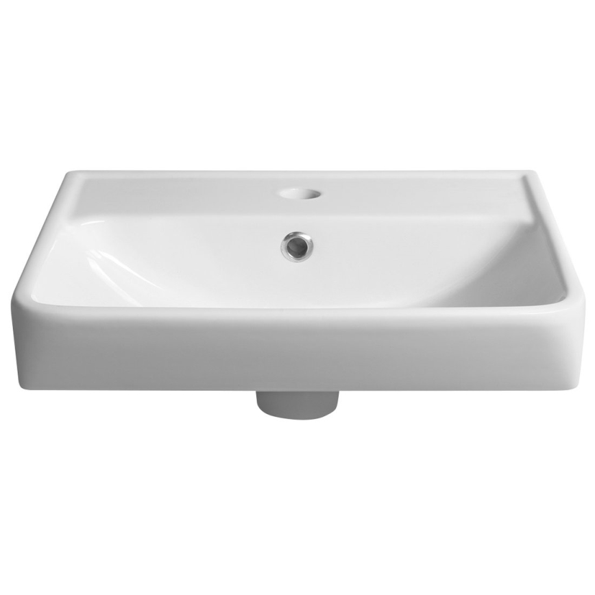 Bruckner - Indbygget vask NEON 50x41,5 cm keramik/hvid