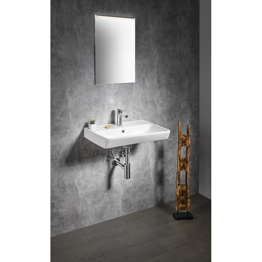 Bruckner - Indbygget vask NEON 60x41,5 cm keramik/hvid