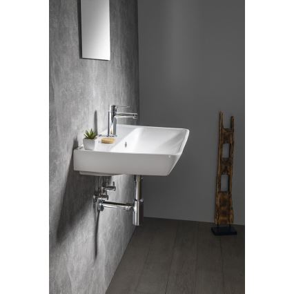 Bruckner - Indbygget vask NEON 60x41,5 cm keramik/hvid