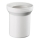 Bruckner - Lige tilslutningsstykke til toilet 25 cm hvid