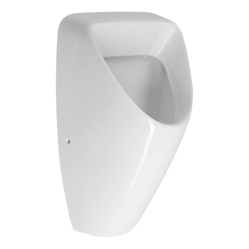 Bruckner - Urinal SCHWARN bagindløb, bagudløb keramik/hvid