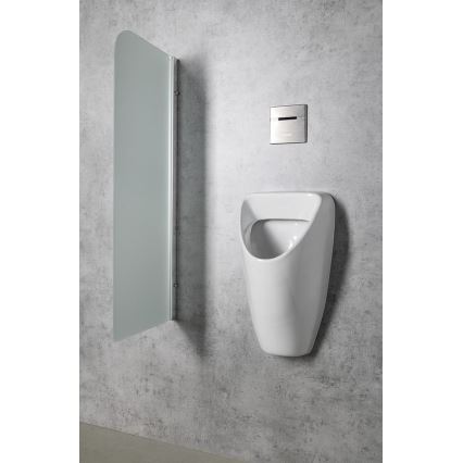 Bruckner - Urinal SCHWARN bagindløb, bagudløb keramik/hvid