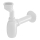 Bruckner - Urinalsifon med muffe DN40 hvid