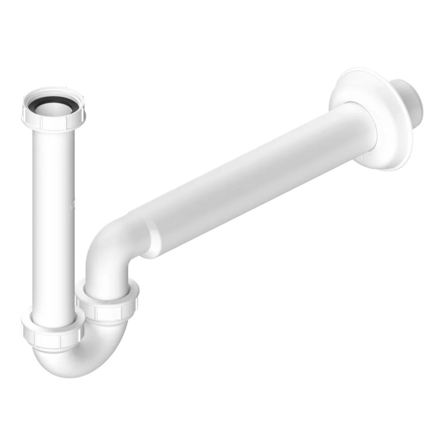 Bruckner - Vask-/bidetsifon lav DN40 hvid