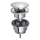 Bruckner - Vaskafløb uden overløb CLICK-CLACK diameter 6,4 cm skinnende krom