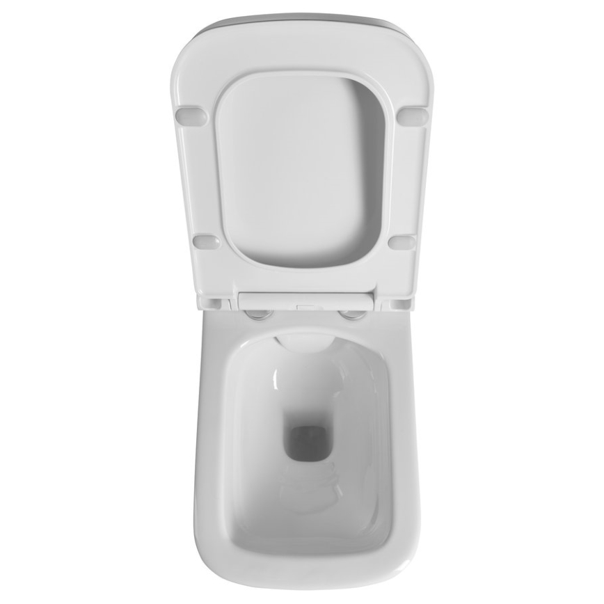 Bruckner - Væghængt toilet Rimless WALTER keramik/hvid