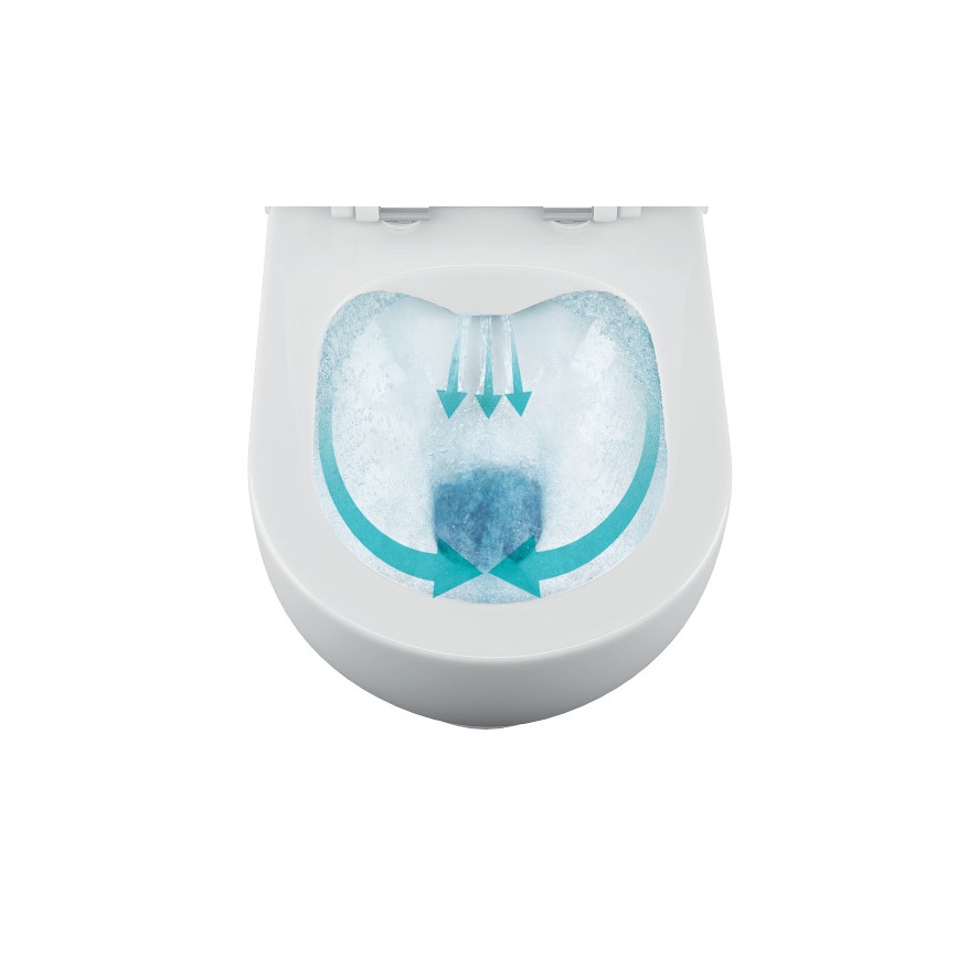 Bruckner - Væghængt toilet Rimless WALTER keramik/hvid