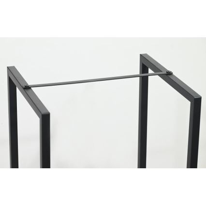 Brændestativ 39 x 35 x 76 cm – sort