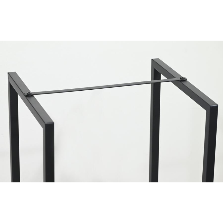 Brændestativ 39 x 35 x 76 cm – sort