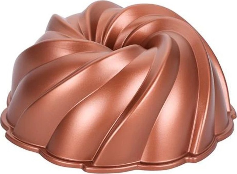 Bundtform KITCHISIMO 24 cm – vindmølledesign/kobberfarvet