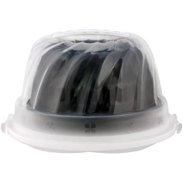 Bundtform med serveringsbakke og låg TORO, sort