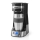 Butler - Kaffemaskine til én kop 0,4 l med timer og termokrus 750W/230V rustfrit stål/sort