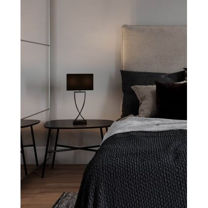 ByRydens - Bordlampe OMEGA 1xE27/5W/230V sort