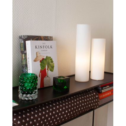 ByRydens - Bordlampe FLAKE 1xE27/8W/230V hvid