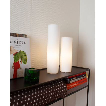 ByRydens - Bordlampe FLAKE 1xE27/8W/230V hvid