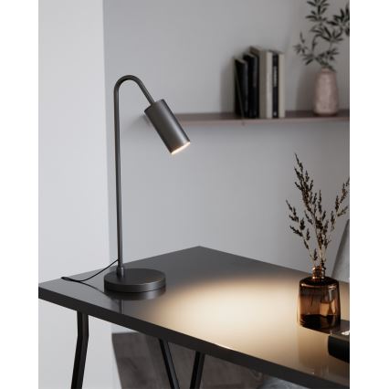 ByRydens - Bordlampe CURVE 1xGU10/7W/230V sort