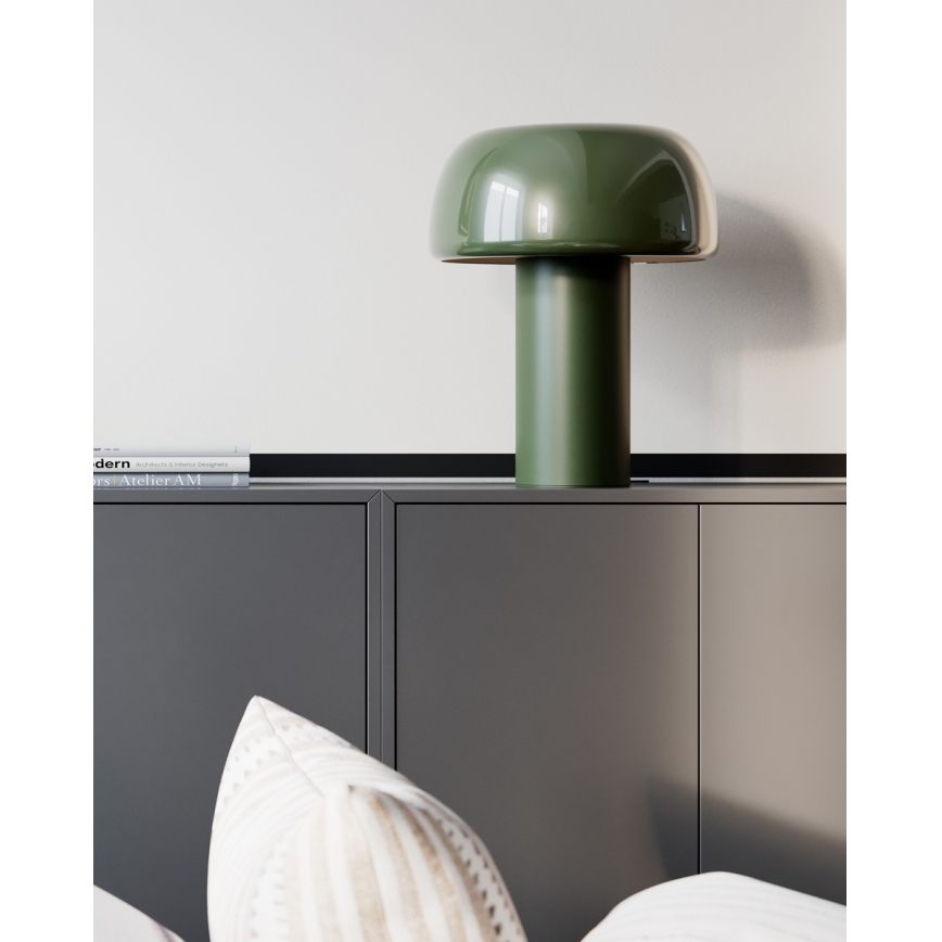 ByRydens - Bordlampe LEAN ON ME 1xE27/8W/230V grøn