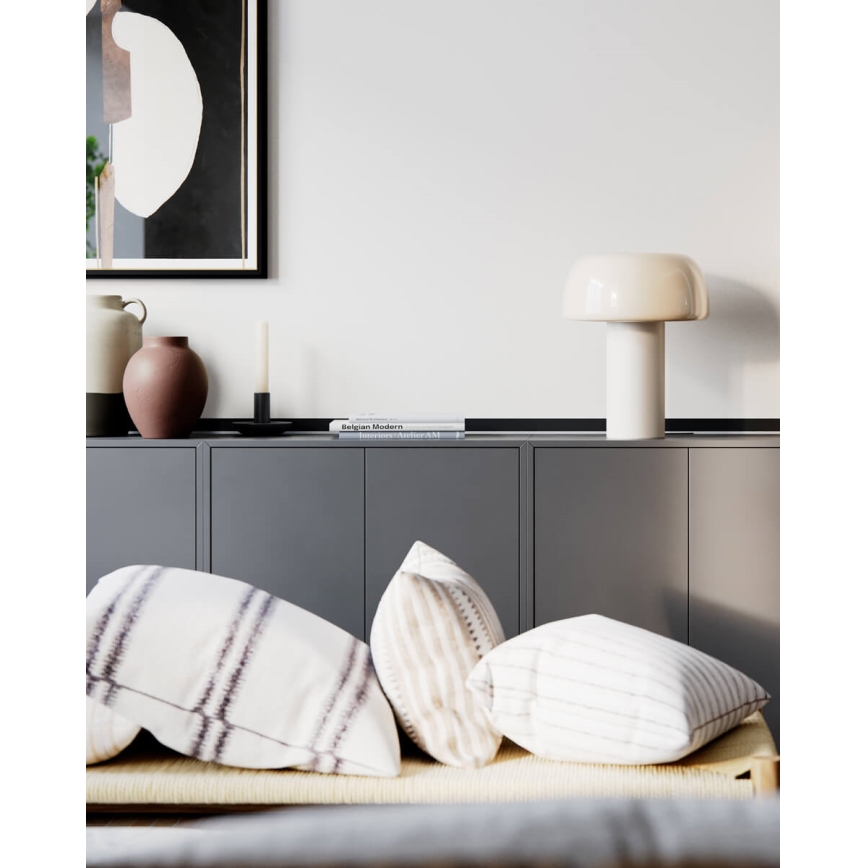 ByRydens - Bordlampe LEAN ON ME 1xE27/8W/230V cremefarvet