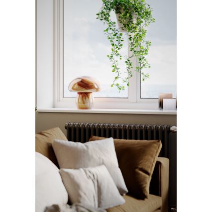 ByRydens - Bordlampe MIRA MUSHROOM 1xE27/8W/230V brun