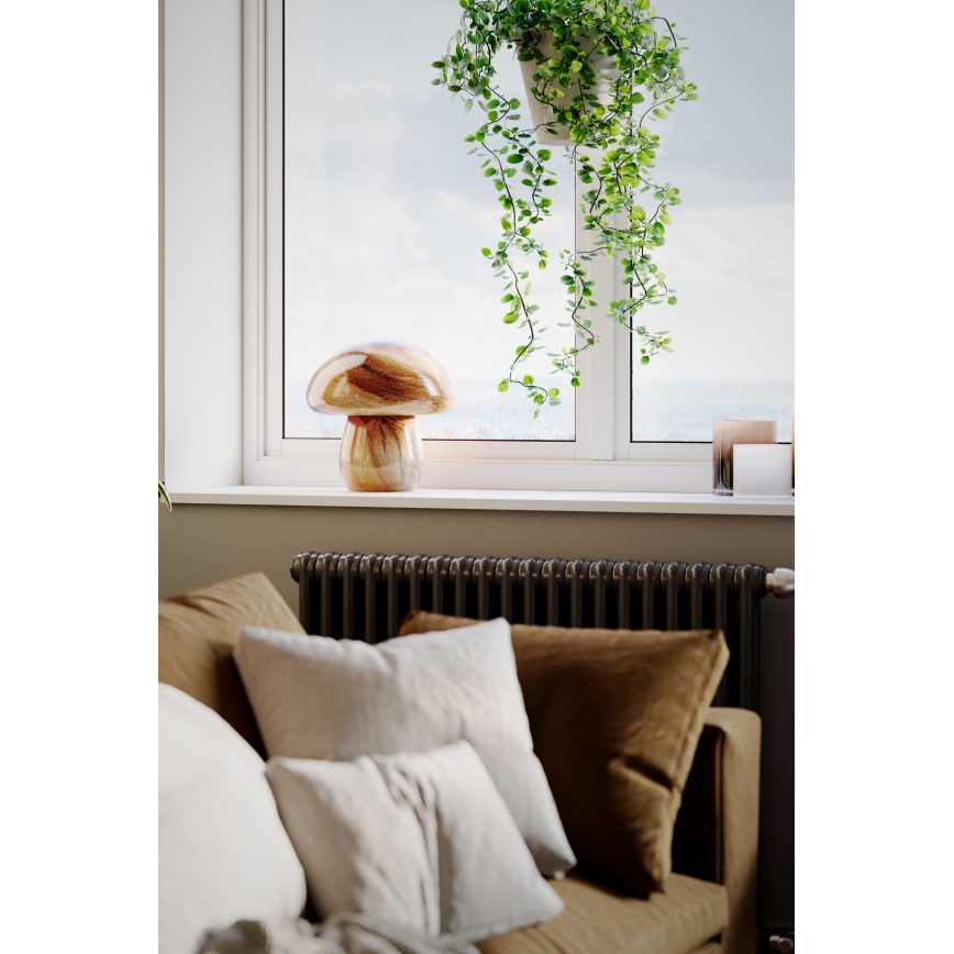 ByRydens - Bordlampe MIRA MUSHROOM 1xE27/8W/230V brun