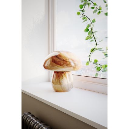 ByRydens - Bordlampe MIRA MUSHROOM 1xE27/8W/230V brun