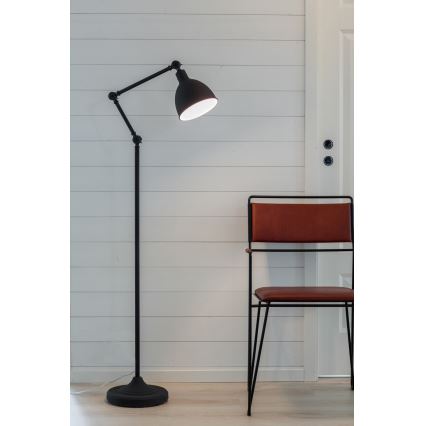 ByRydens - Gulvlampe BASAR 1xE27/5W/230V sort