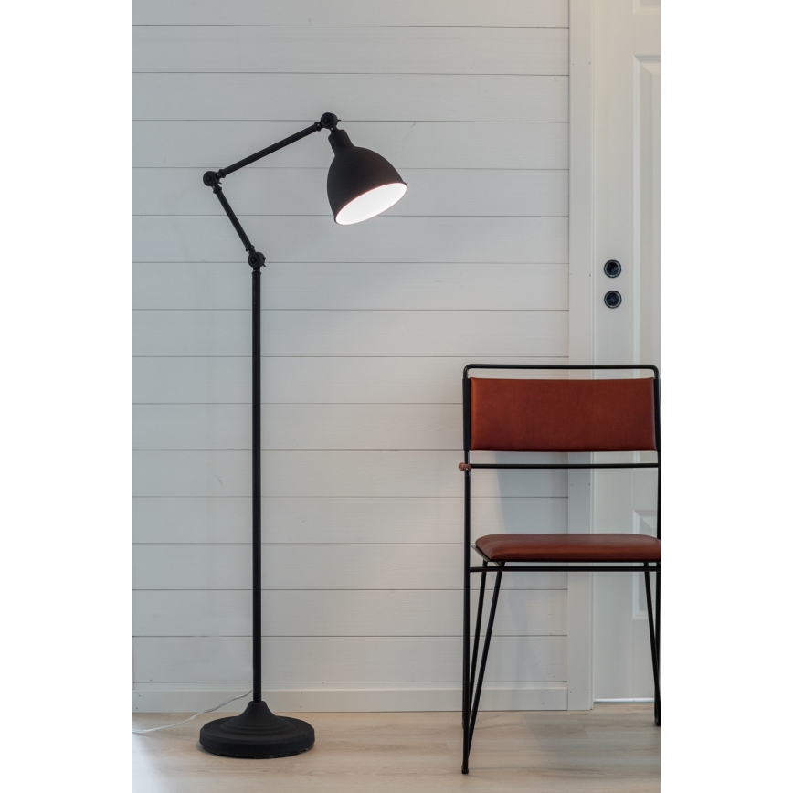 ByRydens - Gulvlampe BASAR 1xE27/5W/230V sort
