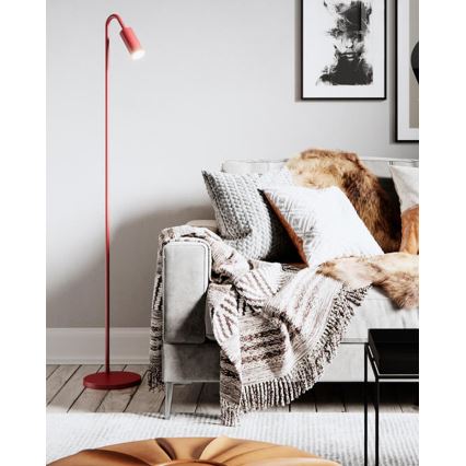 ByRydens - Gulvlampe CURVE 1xGU10/7W/230V rød