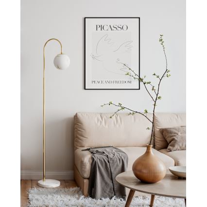 ByRydens - Gulvlampe BELLAGIO 1xE27/8W/230V