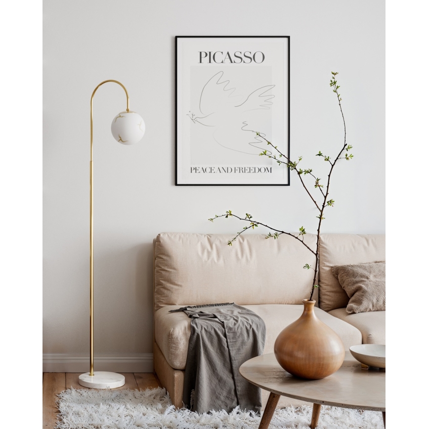 ByRydens - Gulvlampe BELLAGIO 1xE27/8W/230V