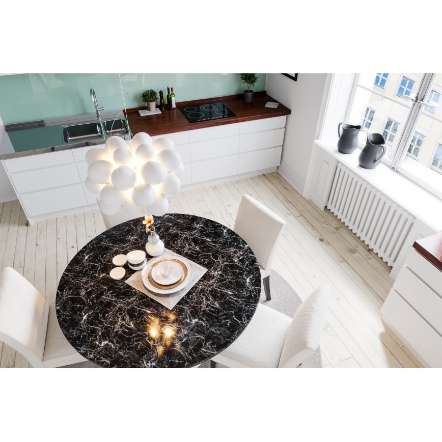 ByRydens - Pendel GROSS 8xG9/4W/230V hvid diameter 50 cm