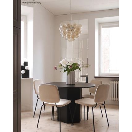 ByRydens - Pendel GROSS 8xG9/4W/230V røget/brun diameter 50 cm