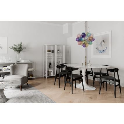 ByRydens - Pendel GROSS 8xG9/4W/230V farverig diameter 50 cm