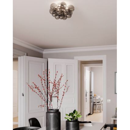 ByRydens - Loftlampe GRANDE 3xG9/4W/230V røget/sort diameter 30 cm